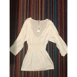 NWT‼️GAP white baby doll top! Size Large!